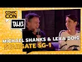 Laughing Tears Talk Show with Lexa Doig and Michael Shanks Stargate Andromeda Mega Snake