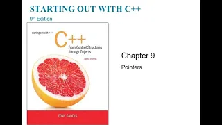 Chapter 9 Part 2 Pointers Section 9 4-9 10