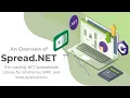 Spread NET The Leading NET Spreadsheet Library for WinForms WPF and Web Apps