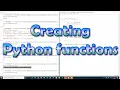A full tutorial on creating functions in Python