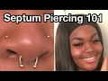 Septum Piercing 101 Pain Cost Healing Time etc Watch This Before Getting a Septum Piercing