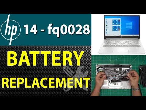 Download MP3 How to Replace the Battery of an HP 14 Fq0028 Laptop | Step by Step🔋💻