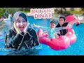 Download Lagu LEIKA BERENANG BARENG BABY DINAR 😍 PERTAMA KALI LEIKA BISA BERENANG DIAJARIN BABY DINAR DI KOLAM