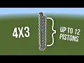 SMALLEST Expandable Vertical Piston Extender Bedrock Edition