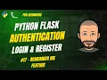 Python Flask Authentication - REMEMBER ME Persistent Login Across Browser Sessions