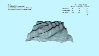 Waves Simulation with Height Map Processing
