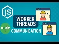 149 Node js Worker Threads Communication Passing Data with workerData Explained