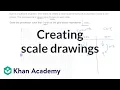 Creating scale drawings Geometry 7th grade Khan Academy
