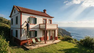 Man Restores an Abandoned Villa on the Atlantic Ocean Shore | Start to Finish