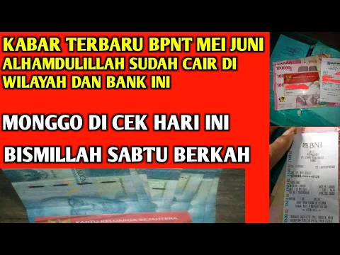 Download MP3 YES YES...BPNT MEI JUNI SUDAH CAIR SEMALAM DI BANK DAN WILAYAH INI SEMOGA HARI INI 01 JUNI MERATA