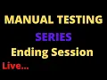 Manual Testing - for Beginners Part