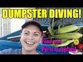 RETAIL DUMPSTER DIVING IN UTAH Diving for Food and Party Supplies