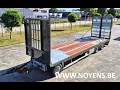 Lagu Dieplader aanhanger/ Remorque surbaissée / Lowbed trailer Noyens - made in Belgium - A\u0026C Noyens nv