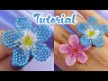 3D Flower Ring Seed Beads Jewelry Tutorial