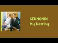 Seungmin - My Destiny [The Potato Lab OST Part 1] {EASY LYRICS}
