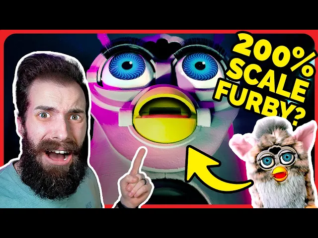 Giant Furby Robot (Coco the Furby Dog) video thumbnail