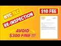 Paying a NYC TLC Re-Inspection Fee