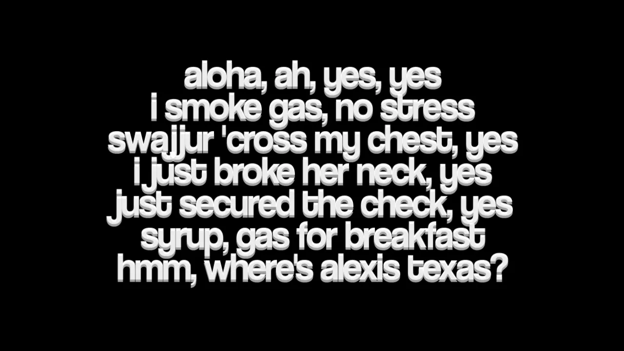 10k.Caash - Aloha ft. G.U.N. (Lyrics)