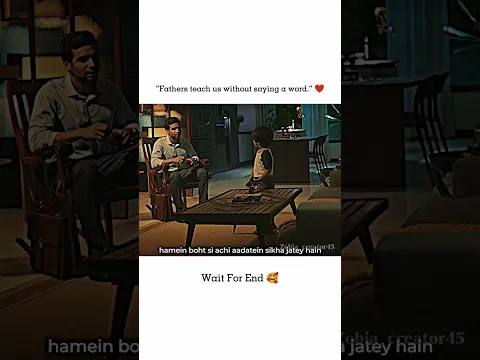Father teach us without saying a word#youtubeshorts #fatherson #respect #viral #trending #bekind