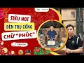 Lagu Đèn năng lượng mặt trời - Thu hút tài lộc may mắn trang trí năm mới với đèn trụ cổng chữ Phúc.