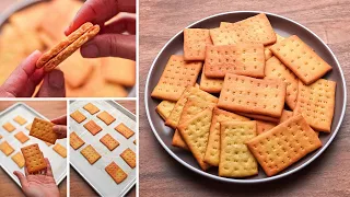 بسكوت الشاي بدون بيض ولا حليب ولا زبده ولا سمنه هش ومقرمش وخفيف بدون أدوات في الخلاط اقتصادي جدا 