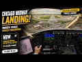Chicago Midway Landing Challenger 350