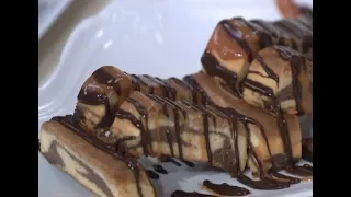 طريقه عمل تشيز كيك مربل الشيف محمد حامد 