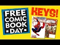 Top Free Comic Book day KEYS