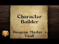 EQ155 - D D 5e Character Creation
