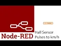 Node-Red Function Hall Sensor Pulses to