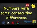 Numbers With Same Consecutive Differences LeetCode 967 C Java Python