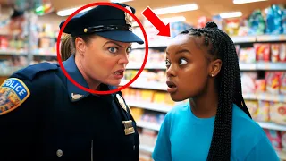 Police Officer Accuses Innocent BLACK GIRL of Stealing. But Is SHOCKED When Her Father Shows Up!
