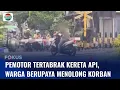 Download Lagu Pengendara Motor Tertabrak Kereta Api di Perlintasan Rel, Diduga Menerobos Palang Pintu | Fokus