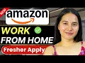 Amazon Work From Home Job 2026 Online Jobs At Home Amazon Latest Jobs