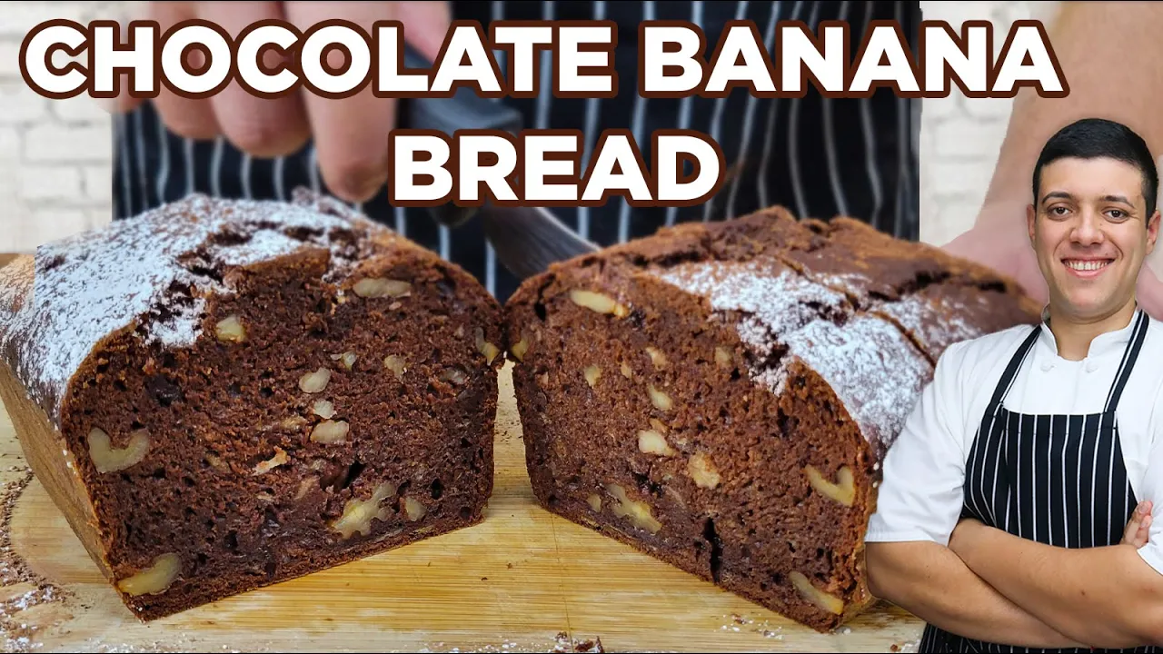 Best Chocolate Banana Bread Recipe   How to Bake Chocolate Banana Bread by Lounging with Lenny