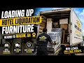 Loading Hotel Liquidation Furniture for Delivery to Macon GA