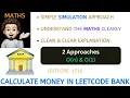 Calculate Money in Leetcode Bank 2 Approaches O n O 1 Leetcode 1716