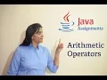 Basic Java Assignments 03 - Arithmetic Operators