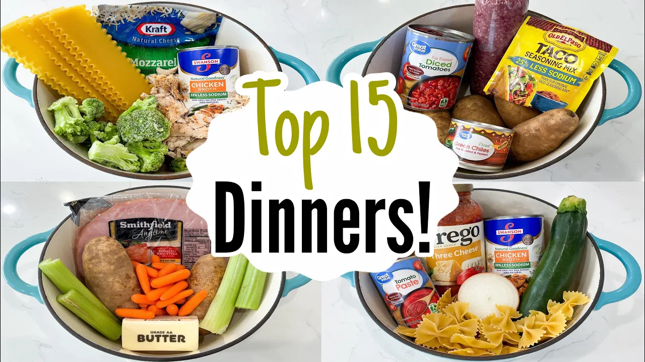 Whats For Dinner? 15 Best Tried & True ONE-POT Meals | The EASIEST Weeknight Recipes | Julia Pacheco