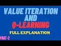 Value Iteration Method Q - learning Part