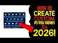 How to create custom PS Vita Themes in 2026