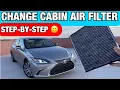 HOW TO Change the Cabin Air Filter for 2019-2024 Lexus ES 300h ES 350 and ES 350 F-Sport