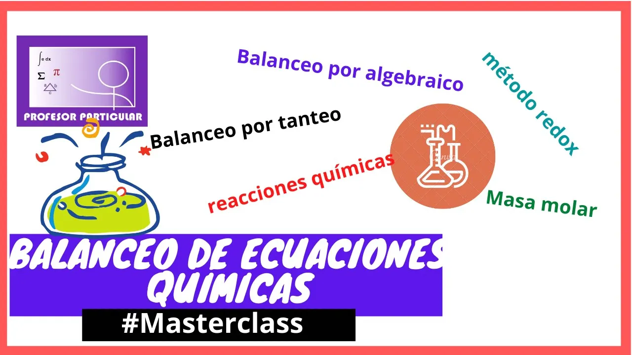 Balanceo de ecuaciones químicas | MASTERCLASS