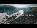 Only Jesus - Casting Crowns - Lyric Video