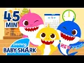 Lagu New Year Song with Baby Shark! | +Compilation | Happy New Year 2022 | Baby Shark Official