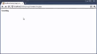 Beginner PHP Tutorial 195 Class Constructor