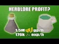 Runescape 3 Making Guthix Rest potions Herblore Profit Money Making