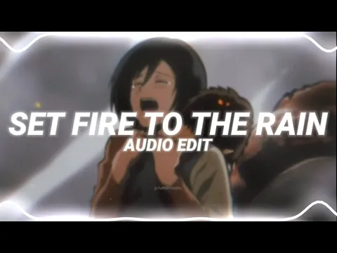 Download MP3 set fire to the rain - adele [edit audio]