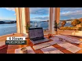 Download Lagu 6 HOUR STUDY WITH ME on A RAINY DAY | 10-min Break, No music, Study with Merve