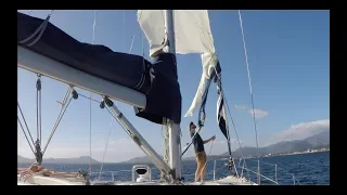 SCARY TIMES AT ANCHOR | CHAOS UNFOLDS around us with Torn Headsails and Dragging Boats – Ep. 34